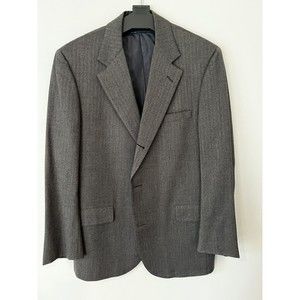 BROOKS BROTHERS Men's 41R Wool Made in USA Brooksease Blazer Brown Pinstripe